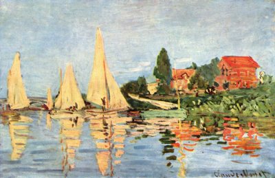Regatta at Argenteuil by Claude Monet